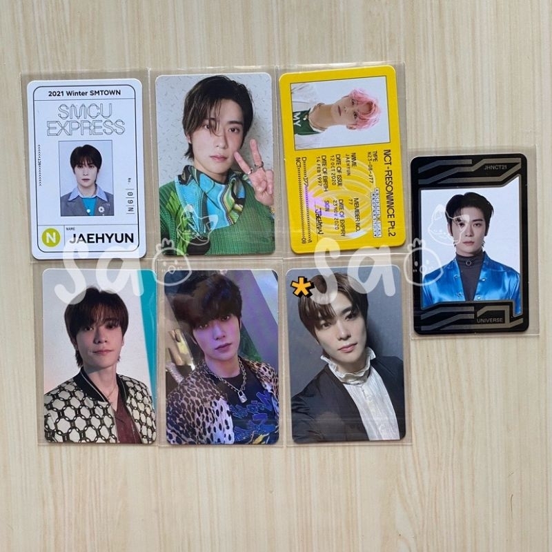 PC Photocard Jaehyun NCT 127 Official Pass Card SMCU Universe Card Photobook Jewel Resonance Poetic 