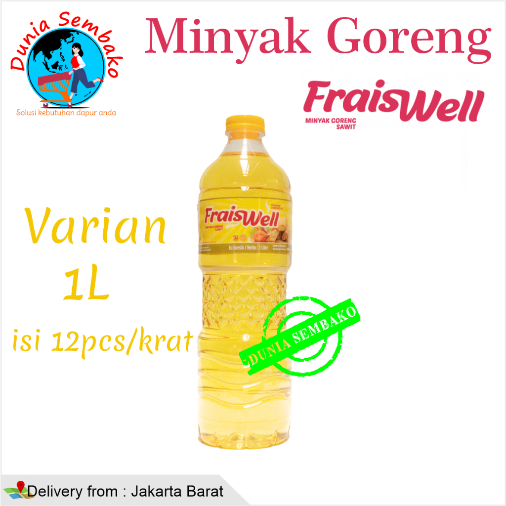 

Minyak Goreng Fraiswell botol 1 liter