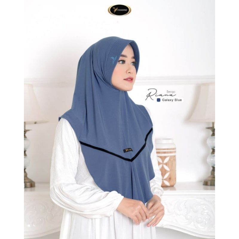 HIJAB JILBAB INSTAN SIMPLE BERGO RIANA TERNARU TERLARIS ORI YESSANA HIJAB