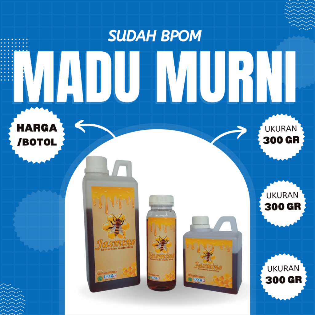 

Madu Murni Asli Berbagai Ukuran 300 500 DAN 1000 GRAM