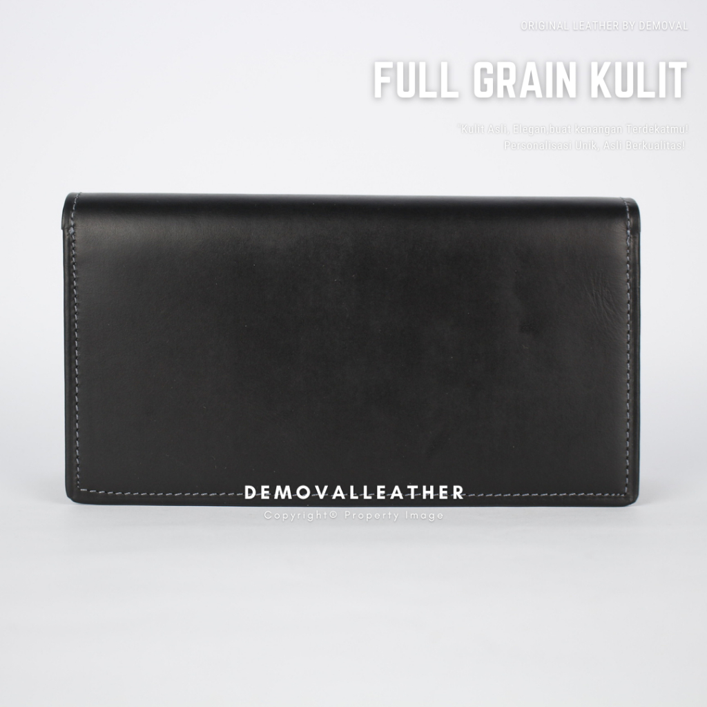 DOMPET KARTU KULIT ASLI WANITA PRIA ORIGINAL 100% GARUT CUSTOM PANJANG DOMPET PRIA KULIT ASLI  ORIGI