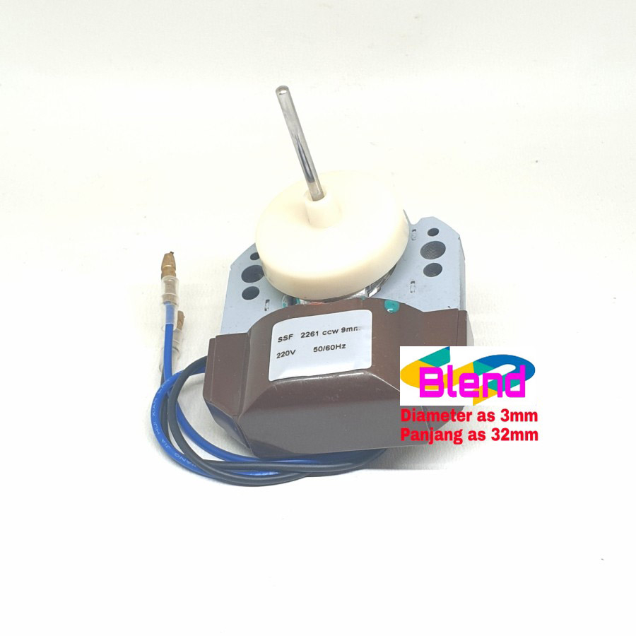 Fan Motor Kulkas 2261 Model Sharp/Dinamo Fan Blower Showcase/Sokes