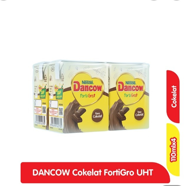 

Dancow UHT FortiGro Cokelat 4 x 110 ml