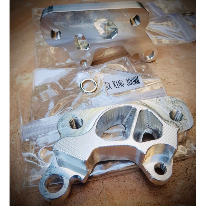 BREKET CALIPER CAKRAM RX KING CNC/RX KING NEW  NISSIN 2P 300MM CNC PRO1