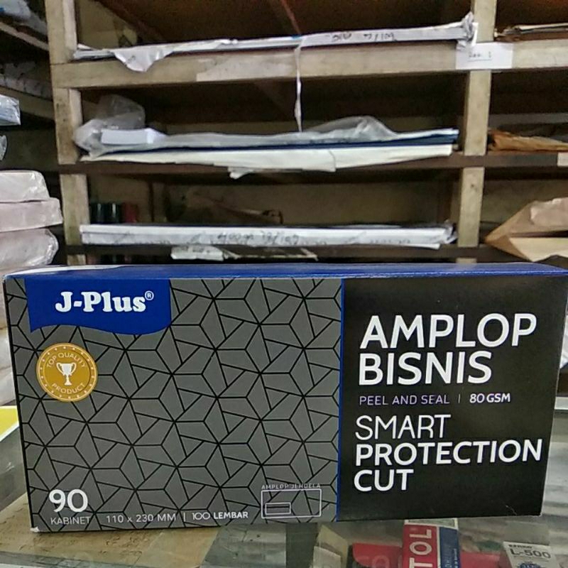 

Amplop putih window jendela kiri JPlus 90 kabinet 80gsm isi 100 lembar