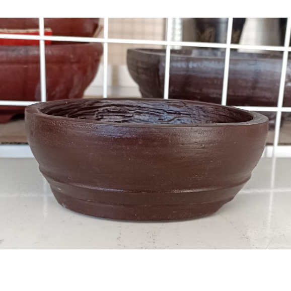 Pot Semen cor Kain Kasa Oval Diameter 13,5cm