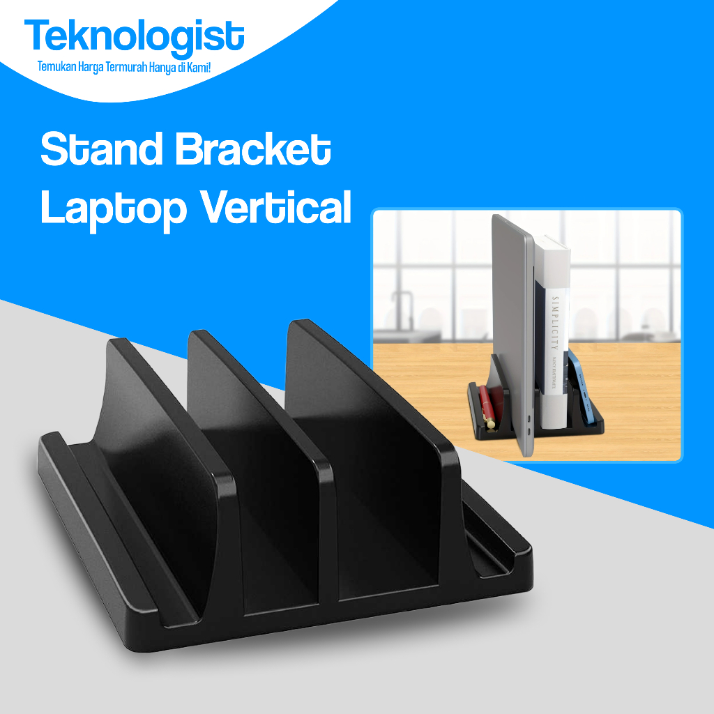 Standing Laptop Dudukan Laptop Vertical Stand Bracket Laptop