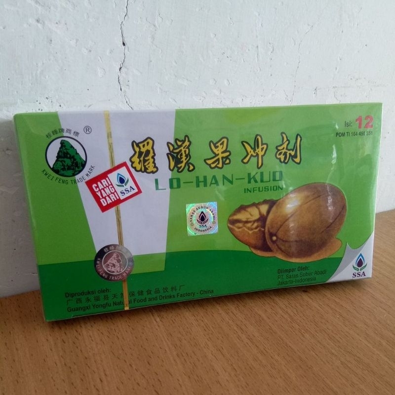 

Lo Han Kuo Infusion 12 Boli SSA - Minuman Herbal Pereda Panas Dalam