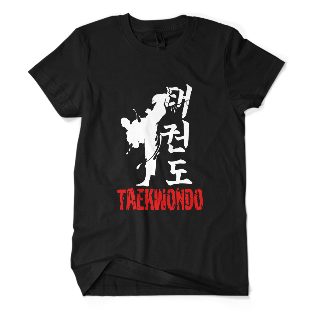 Baju TAEKWONDO SUPERKICK - Kaos Olahraga Sport Bela Diri Korea Unisex Dewasa