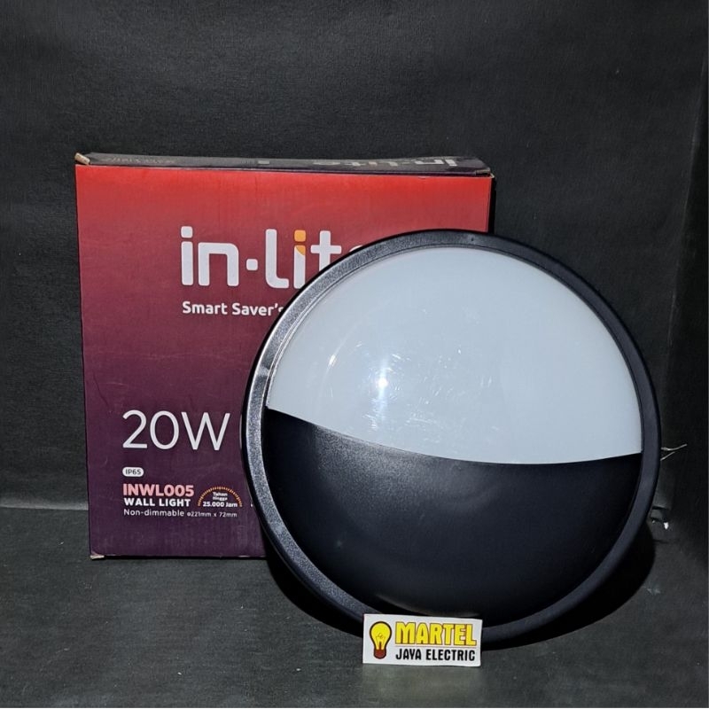LAMPU DINDING WALL LIGHT LED INLITE 20 WATT INWL005 PUTIH