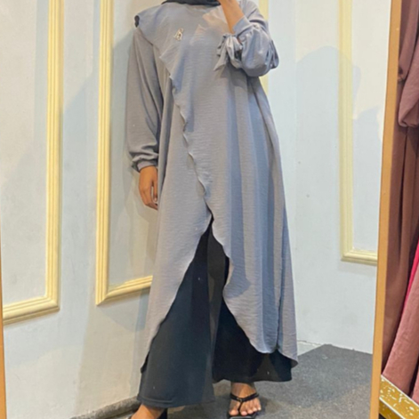 LONG TUNIC YUNA CRINKLE AIRFLOW PREMIUM