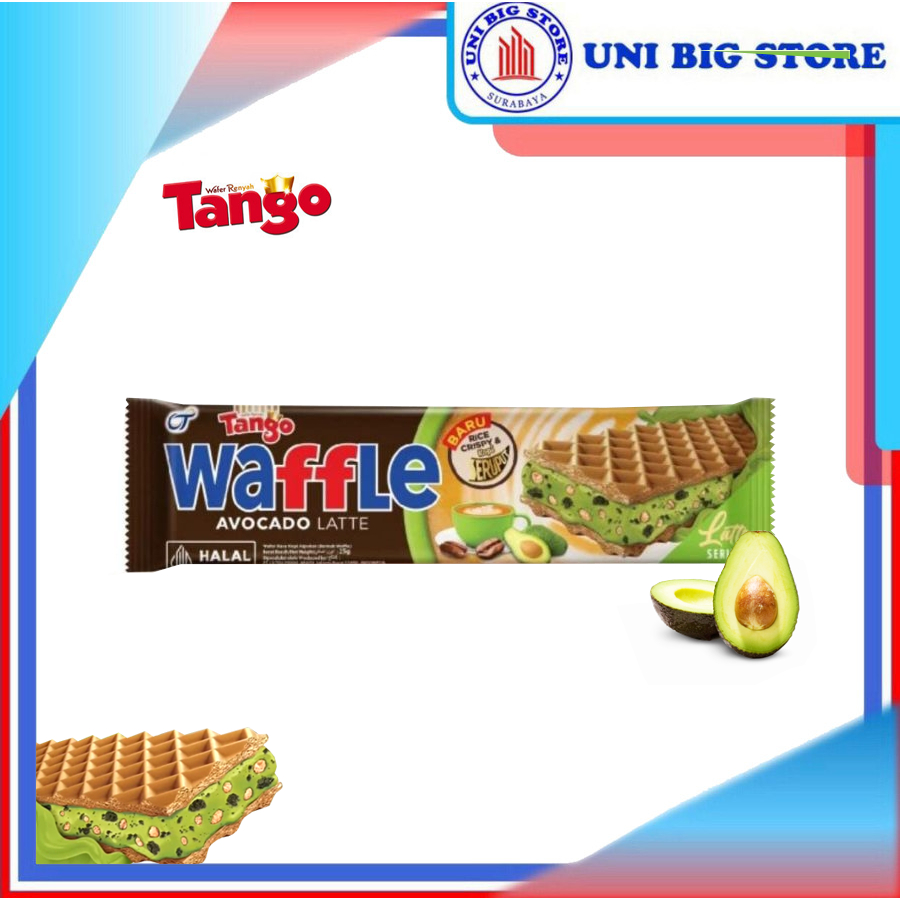 

Tango Waffle Coklat Avocado Latte 25 gr Wafer Wafel Kopi Alpukat