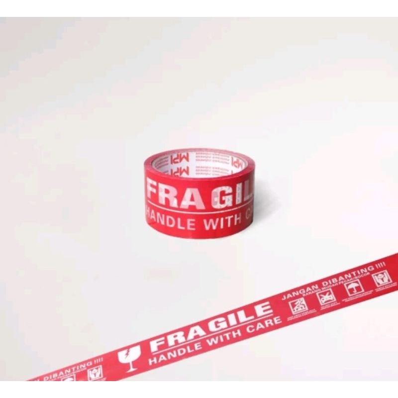 

Lakban fragile merah 48.m x 50 yard