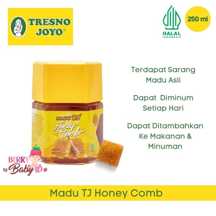 

Berry Baby - Tresnojoyo Madu TJ Honey Comb Madu Sarang Asli Original Tresno Joyo