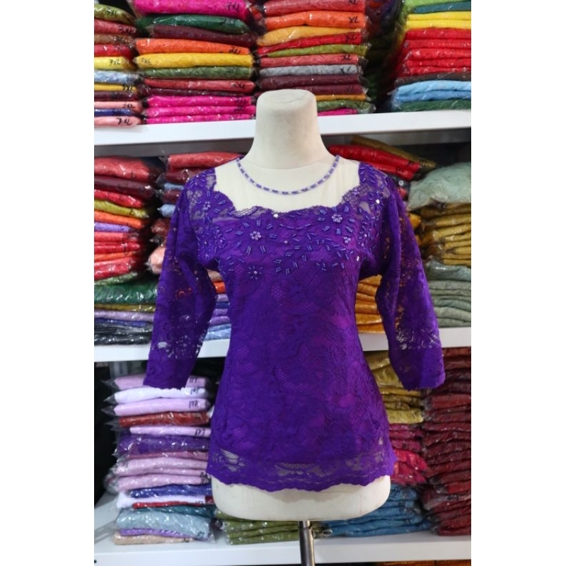 Baju Kebaya Payet Ungu