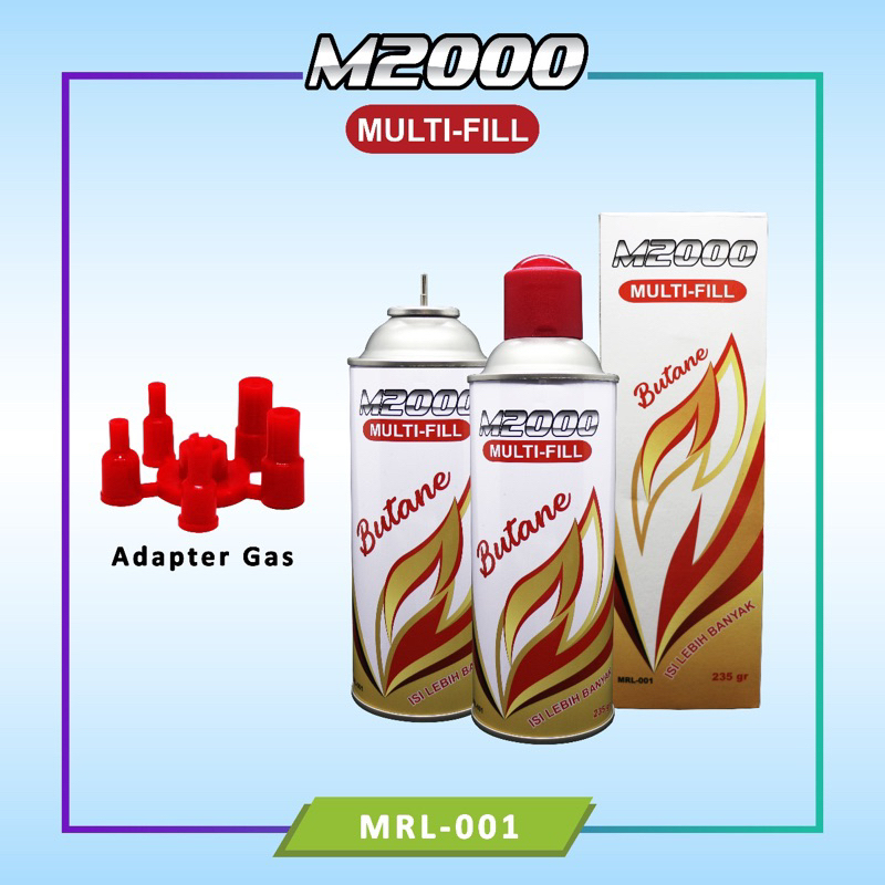 refill korek api gas 235 gram M2000/TOKAI