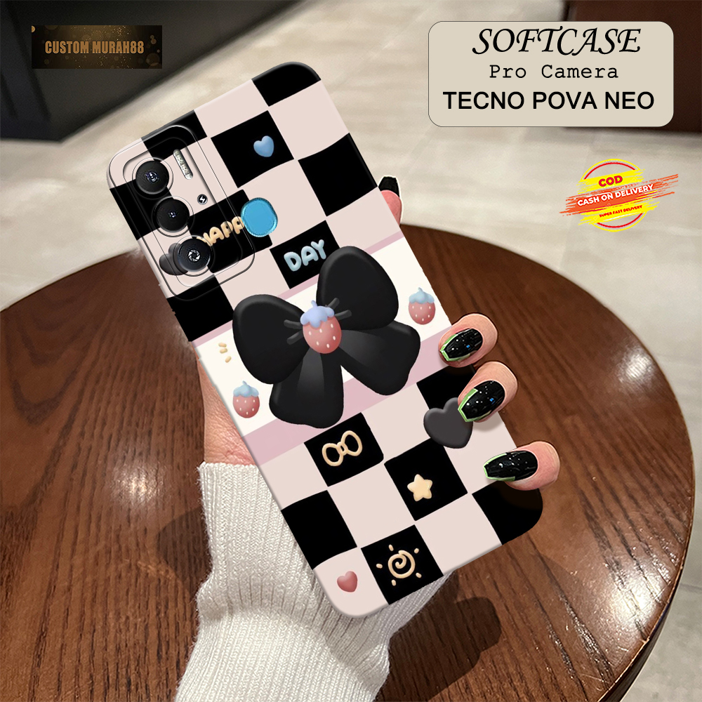 Case Tecno Pova Neo Terbaru - Fashion Case KARTUN - Casing Hp Tecno Pova Neo - Softcase Pro Camera T