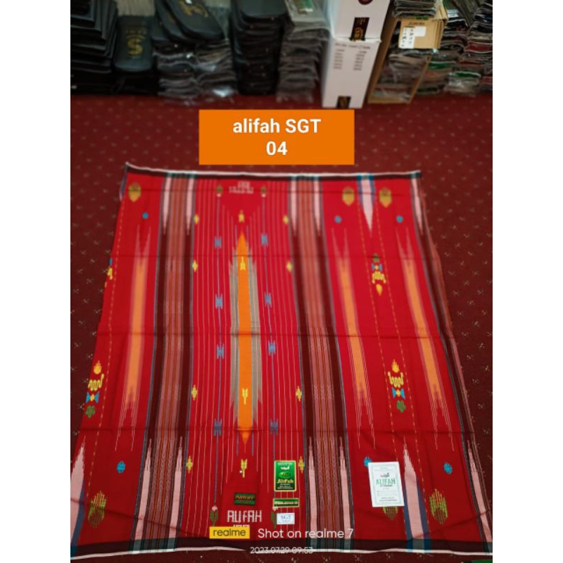 sarung alifah sgt full mesres jahit tengah double