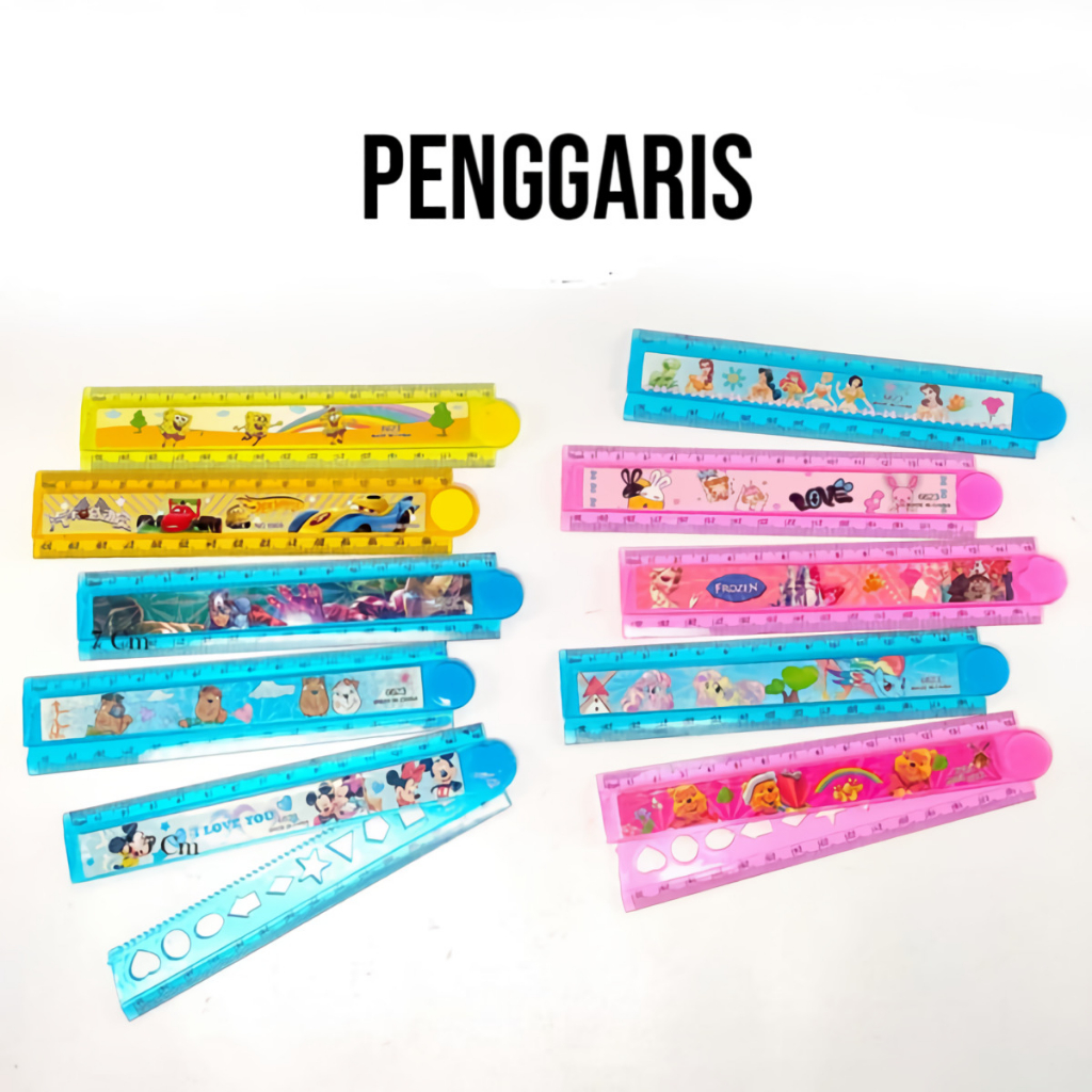 

Penggaris / Rol Murah Karakter Anak Lucu Lipat Panjang 30cm (1 Pcs)