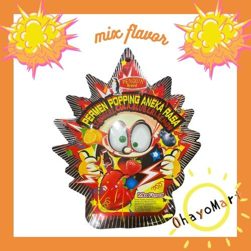 

Permen Popping meletuk Aneka Rasa / magic pop candy Mix flavor 24grm