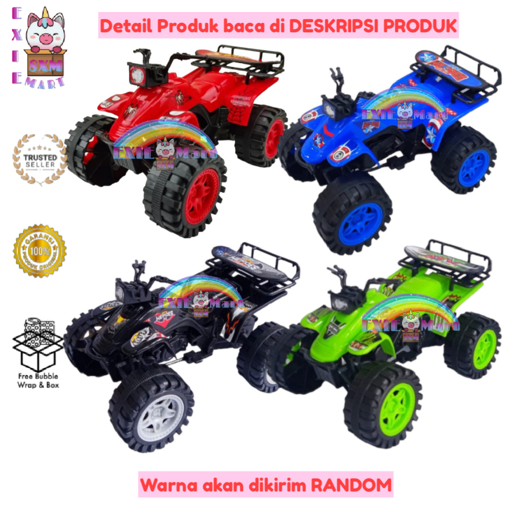 MAINAN ANAK MINIATUR MOTOR ATV KECIL [OCT6623] - MAINAN MINIATUR MOTOR MOTORAN ATV PANTAI