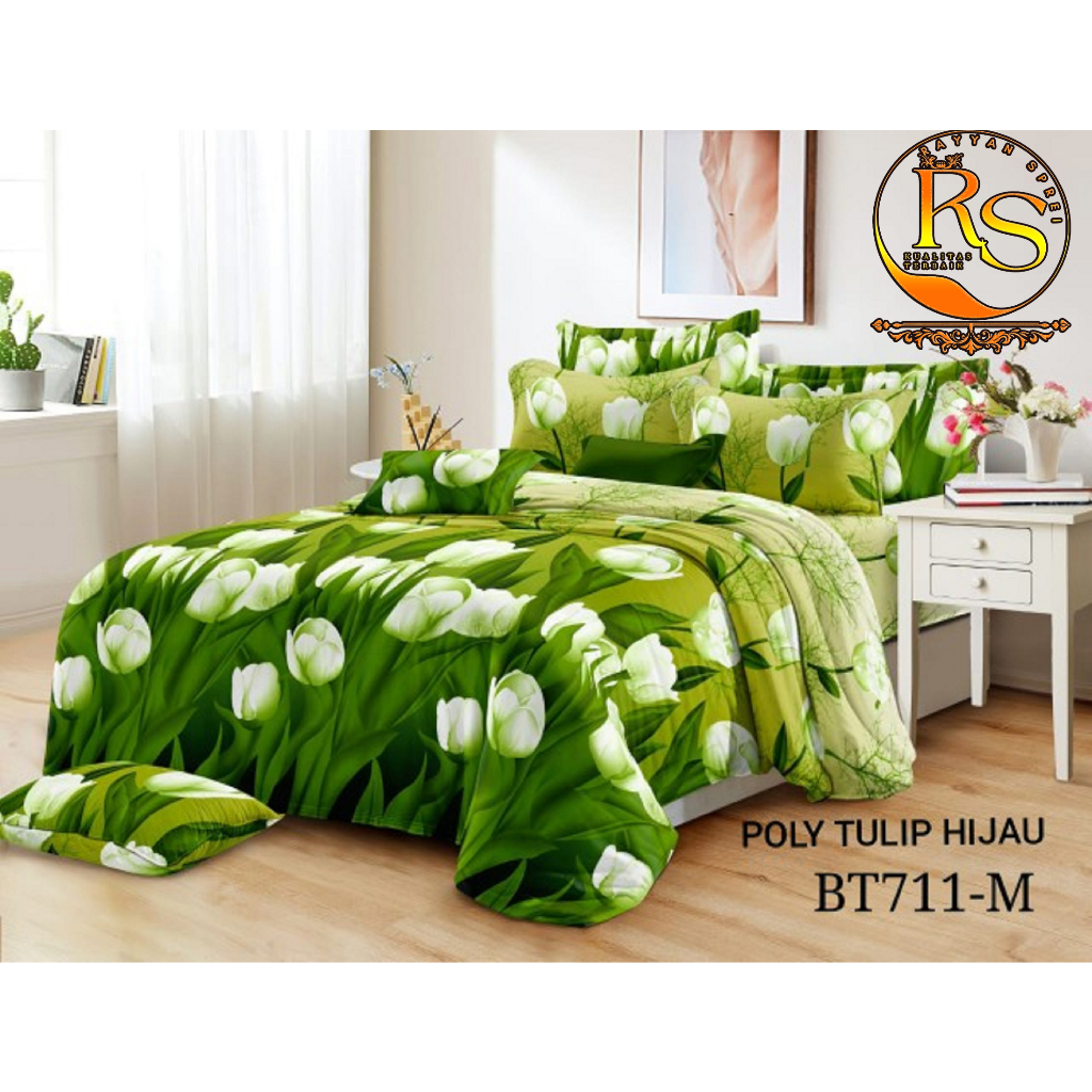 SPREI ARSETIK MOTIF BUNGA TULIP
