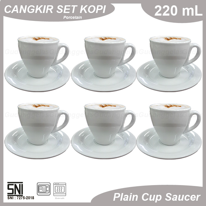 1 SET 6 PCS Cangkir Latte/Coffee Cup/Cangkir Keramik/Latte Cup/Cangkir Latte/Cangkir Porcelain