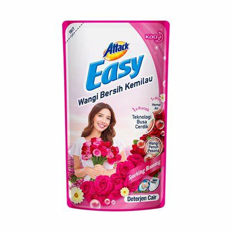 Attack Easy Deterjen Cair Sparkling Blooming 750ml