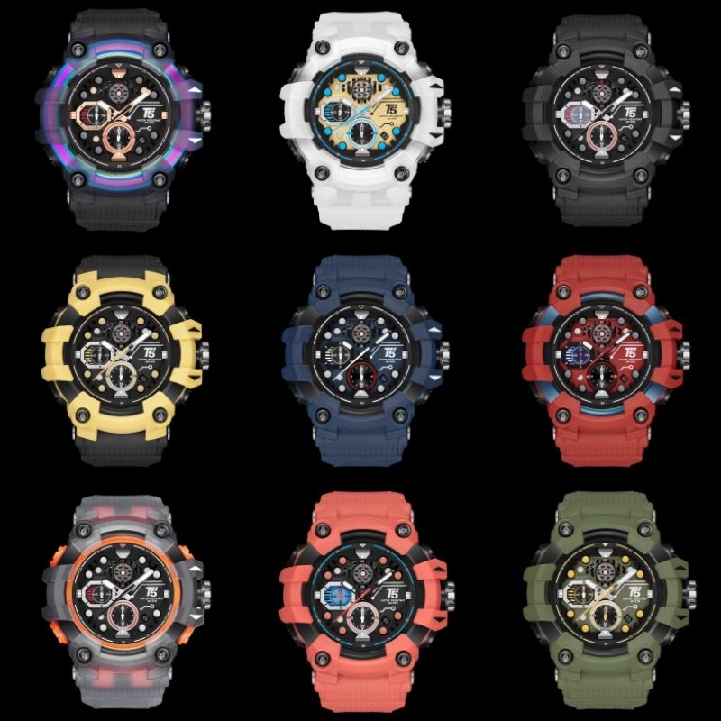 Jam Pria T5 H 4011 G Rubber Original
