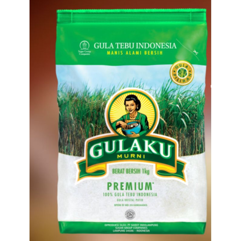 

Gulaku Gula Pasir 1kg Murni Hijau / Kuning Tebu