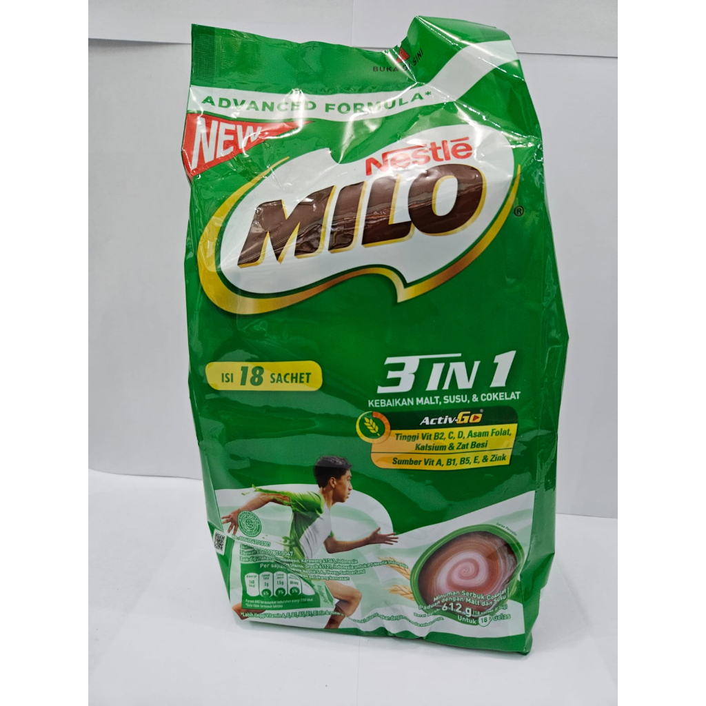 

Milo 3in1 Sachet 34 gram x 18s