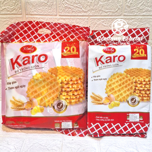 

Richy Karo Crispy Butter Waffles / Biskuit Waffles 150g / 270g