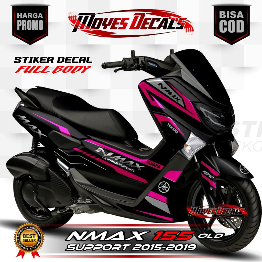 Decal Nmax Old stiker fullbody design keren custom