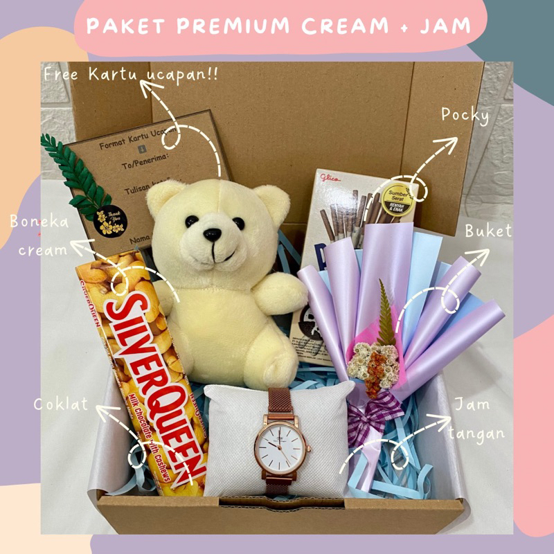 Aralia-KADO ULANG TAHUN CEWEK KADO PAKET PREMIUM JAM KADO JAM HAMPERS ANNIVERSARY KADO WISUDA CEWEK 