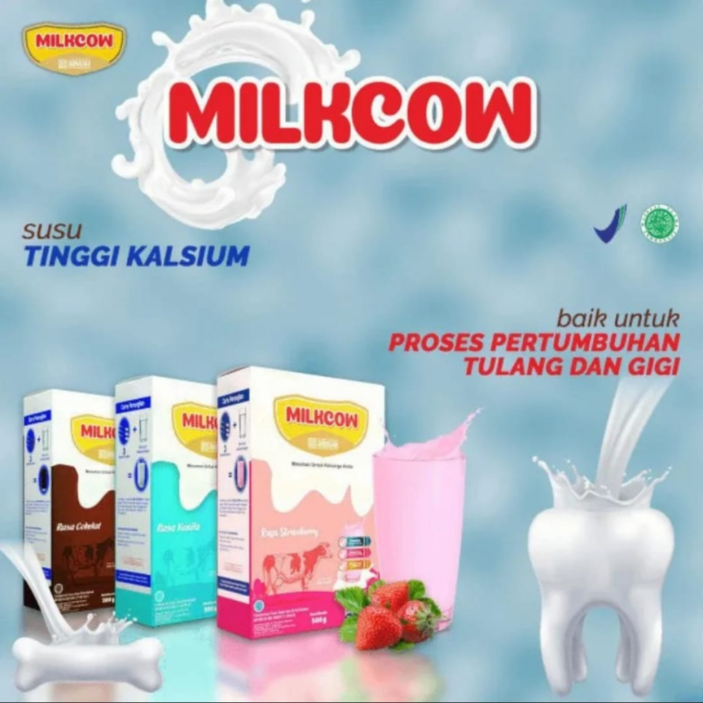 

COD BARUU MILKCOW SEDIA 3 RASA SUSU UNTUK GEMUK DAN TINGGI ISI 500GR |MILKCOW |SK77 GOATMILK