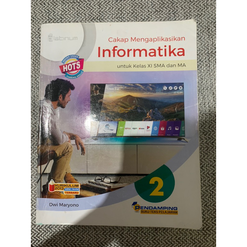 

PRELOVED Buku cakap mengaplikasikan informatika 2 platinum