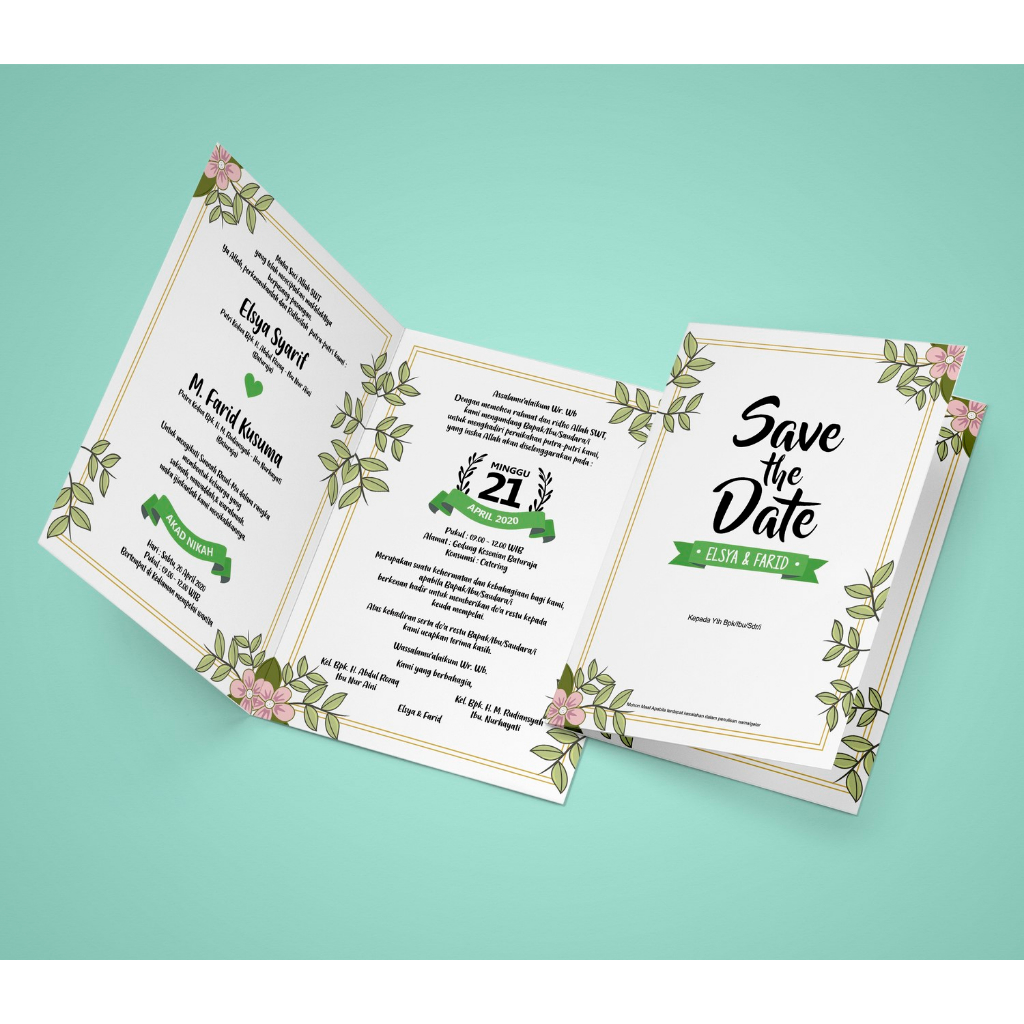 cetak undangan custum bc tik undangan vintage custom