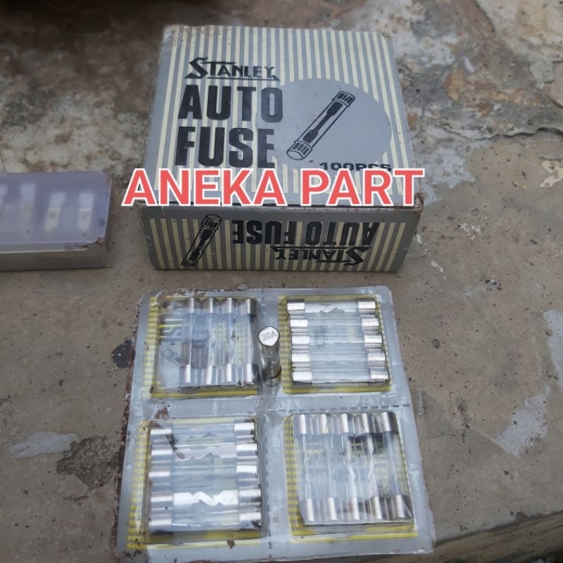 sikring tabung kaca sekring tabung 10a 30a