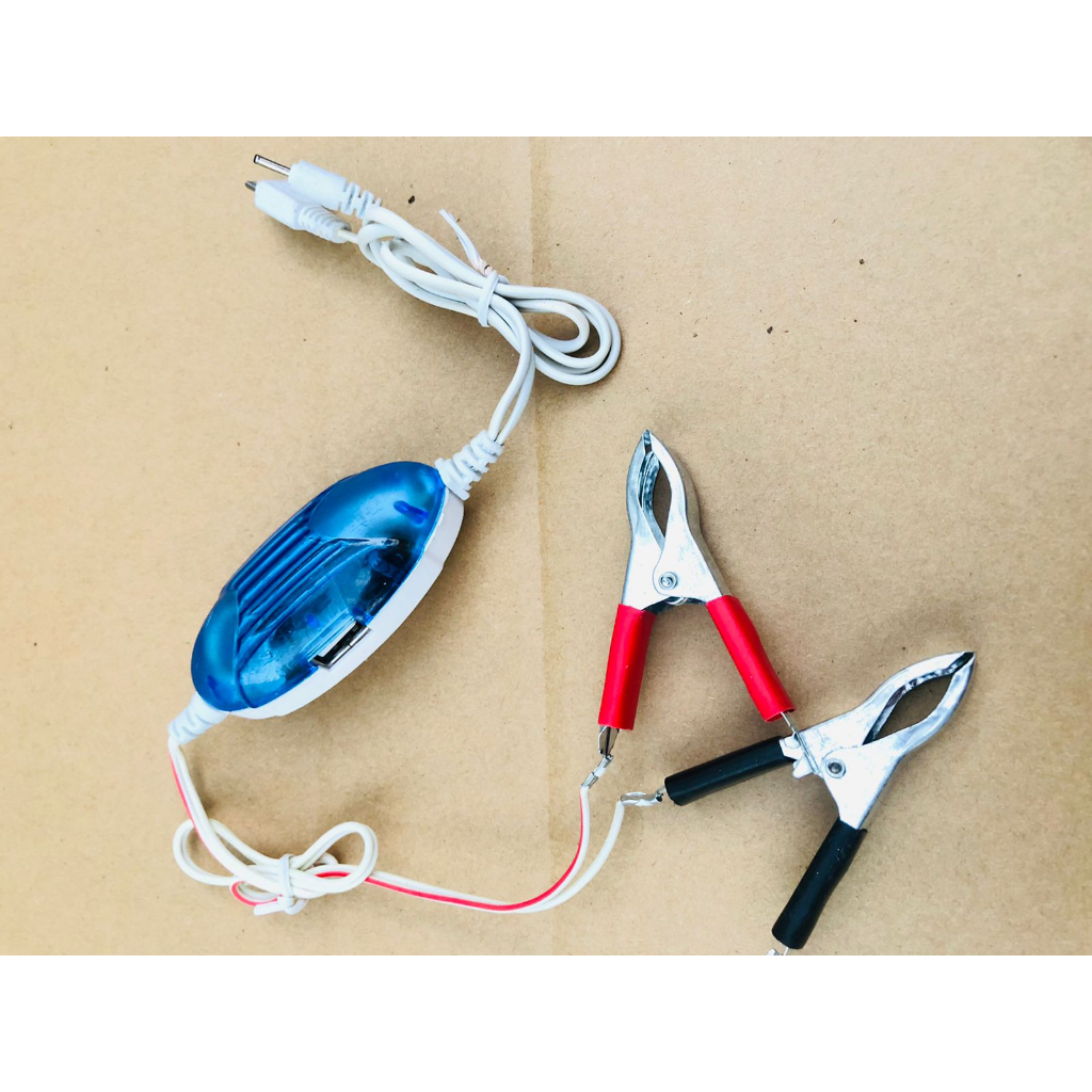 TERMURAH CHARGER AKI MOTOR 2 IN 1 2 USB CHARGER MOTOR 2IN1 2USB CODE 01