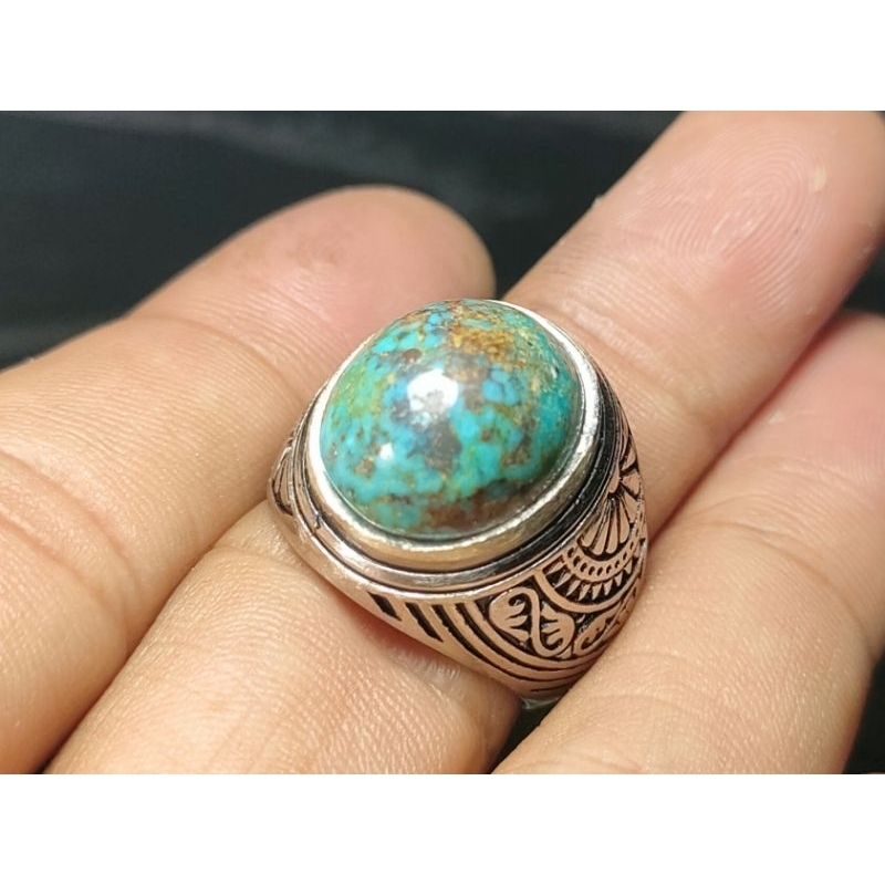 Batu Pirus Persia ijo lawas Minion