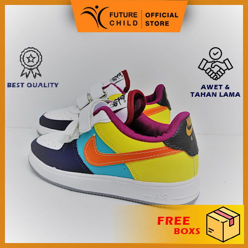 Sepatu Sneakers Anak Laki Laki Perempuan Umur 4 - 7 Tahun Keren Terbaru