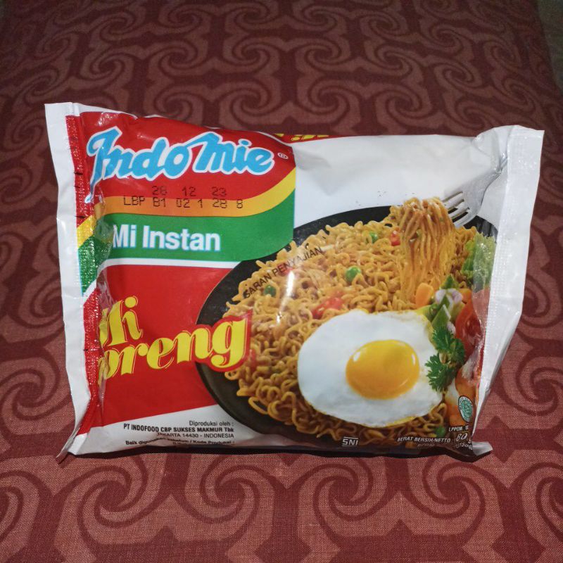 

Indomie Goreng/Mie Goreng/Mi Instan Goreng 80gr