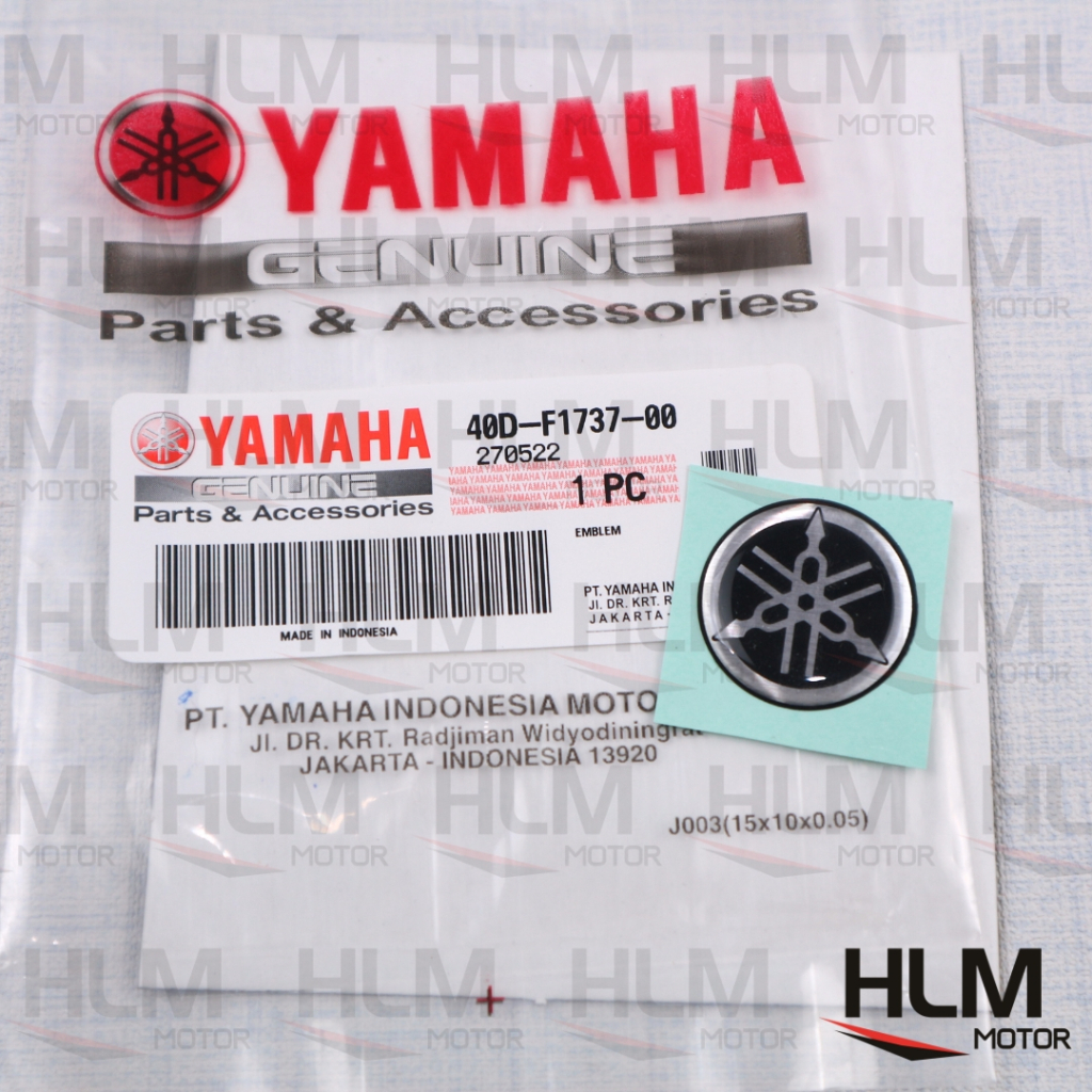 LOGO EMBLEM GARPUTALA COVER STANG YAMAHA NMAX XEON MIO J X-RIDE GT 125 LEXAM SCORPIO Z ORIGINAL 40D-