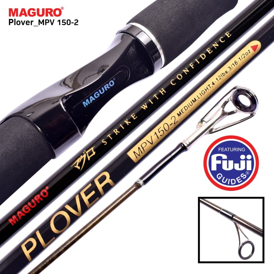Joran Pancing Carbon kolam galatama sungai Spinning Maguro Plover 165cm 180 cm