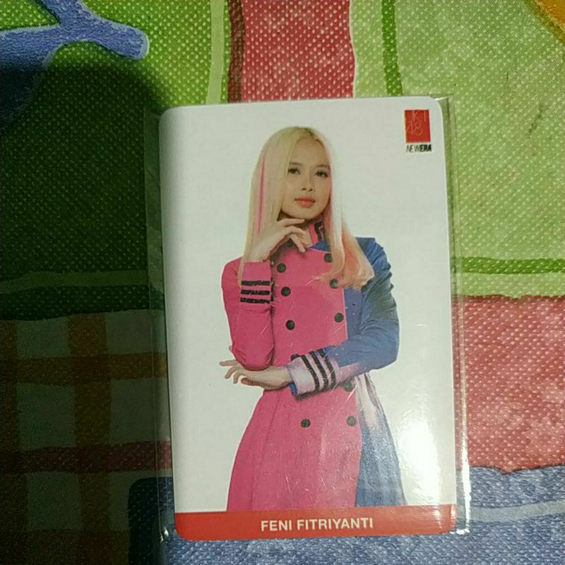 Original Photo Card JKT48 Feni Fitriyanti (Feni) Edisi Meet And Greet "Nice To See You"