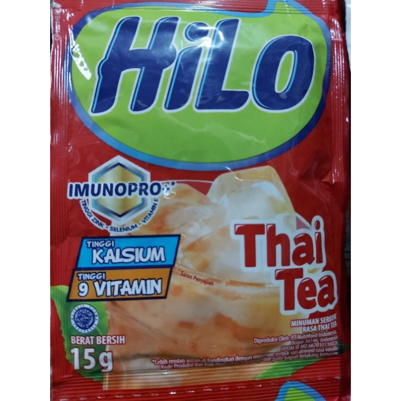 

HILO THAI TEA ISI 10sachet @15g (GANTI DENGAN KEMASAN BARU)