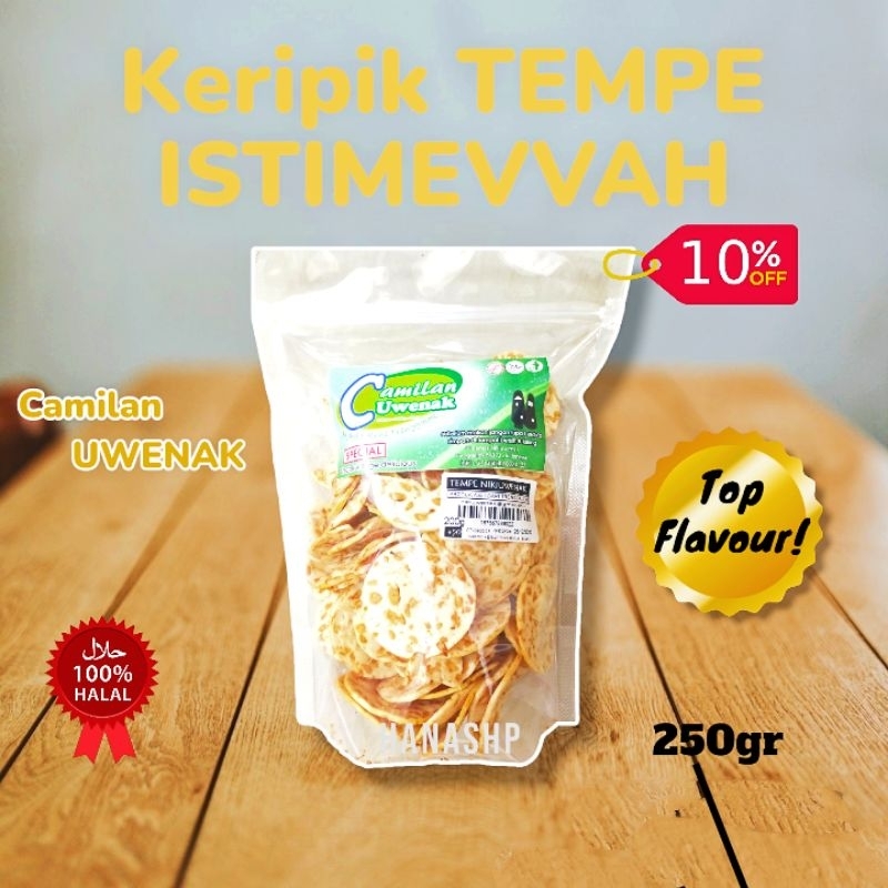 

Kripik Keripik Kerupuk Tempe Gurih Nikmat Mantap 250 gram