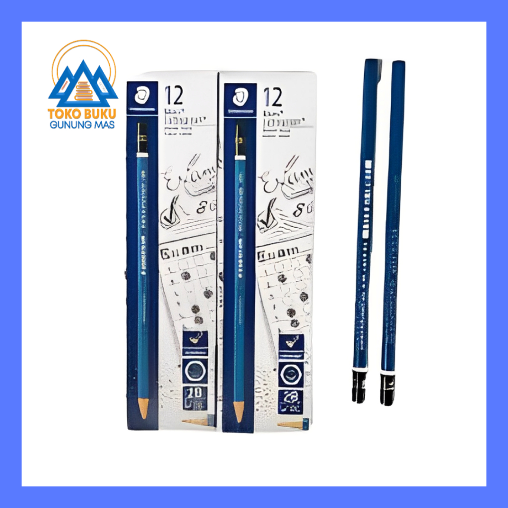 

Pensil Staedtler Mars Lumograph 2B Blue