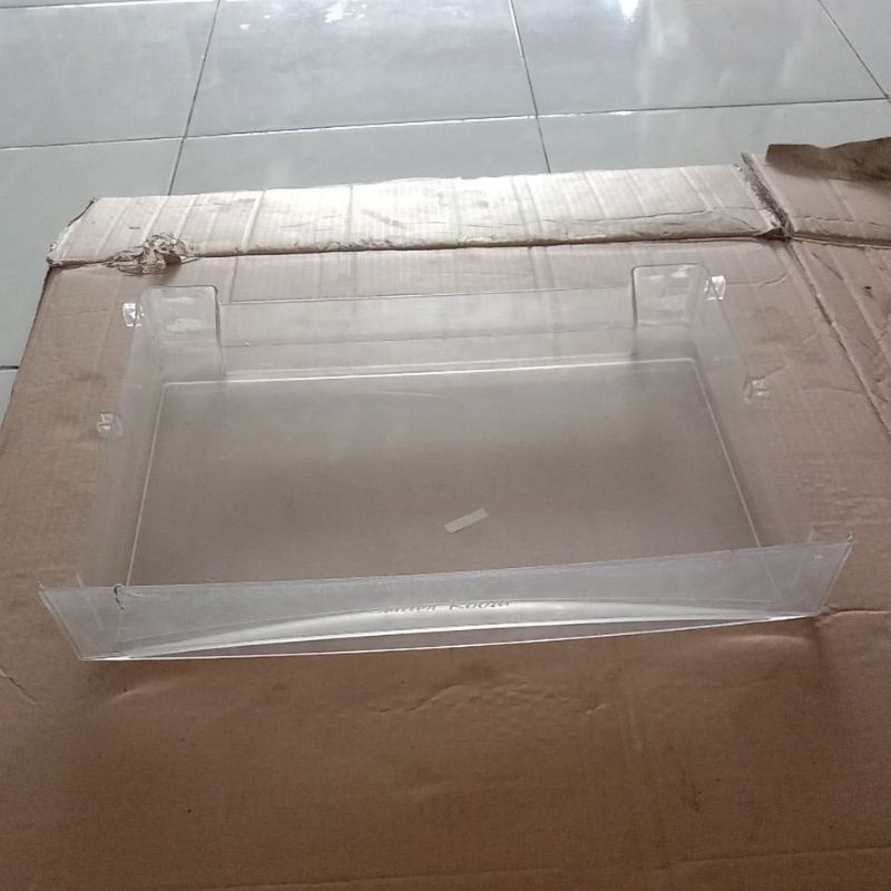 rak tampungan air kulkas sanken