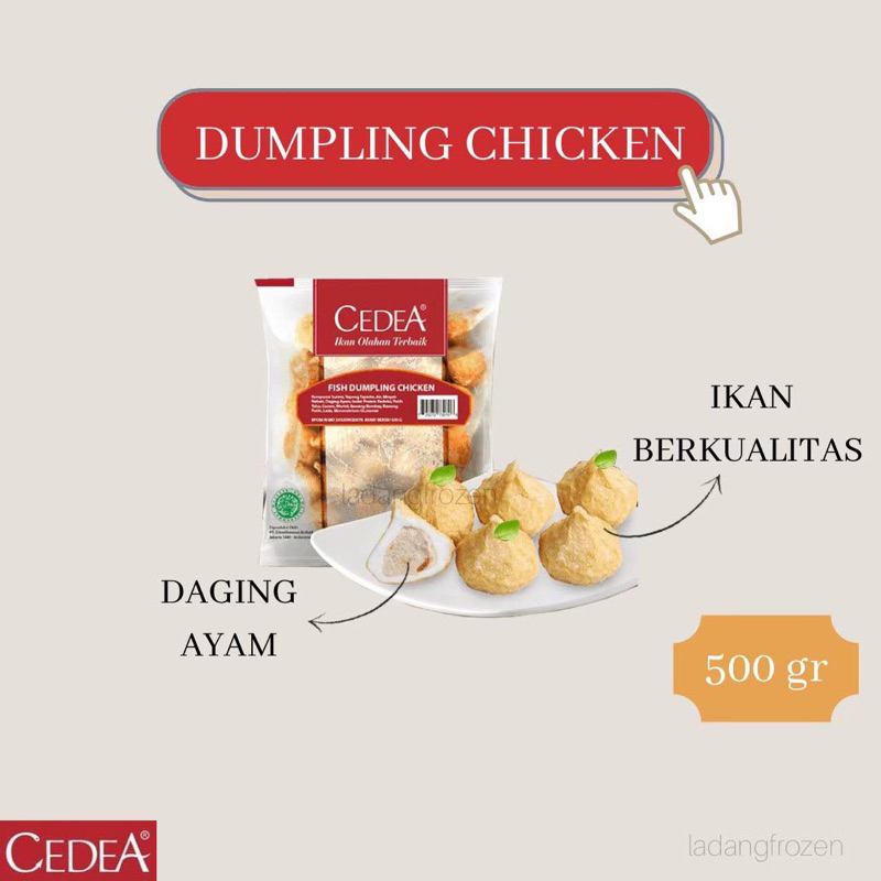 

Cedea Dumpling Ayam 500g